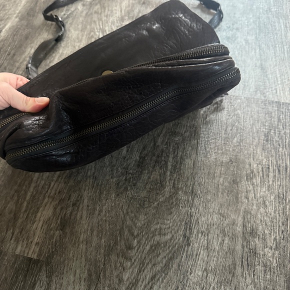 Deep Brown JEROME DREYFUSS Albert Crossbody Bag - Picture 4 of 7